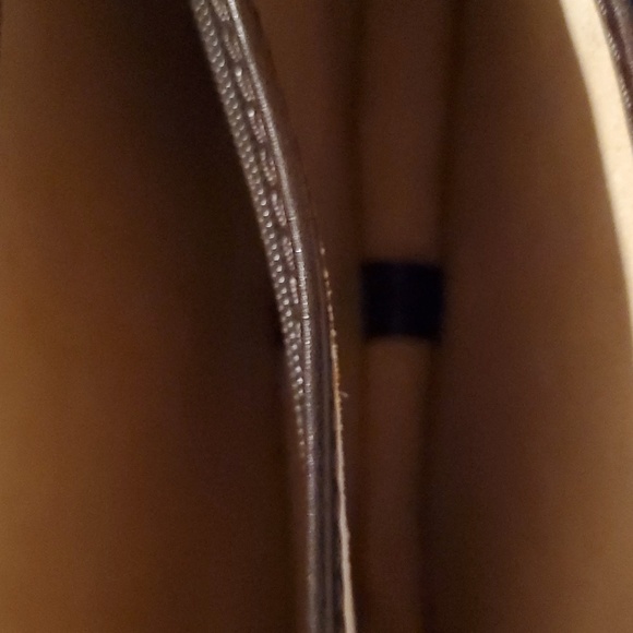 Vera Pelle Made In Italy Leather Dark Brown shoulder bag. Vintage - Picture 9 of 10